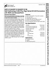 DataSheet ADC12138 pdf